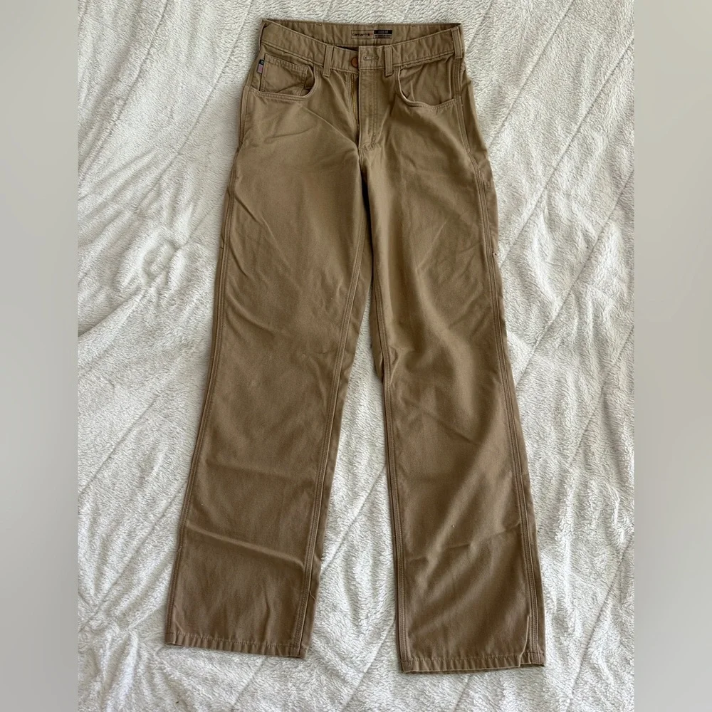 Carhartt FR Pants Tan 33 x 36 TALL - Picture 1 of 5
